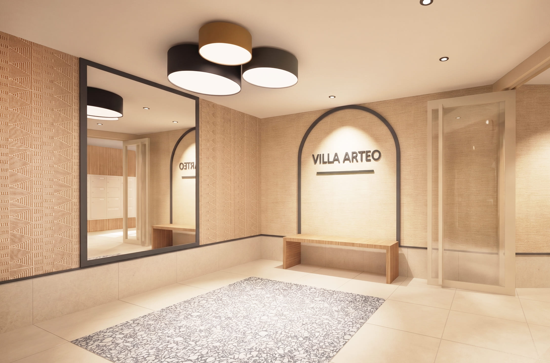 Interior communal entrance - Villa Arteo | New Apartments for sale in Nice