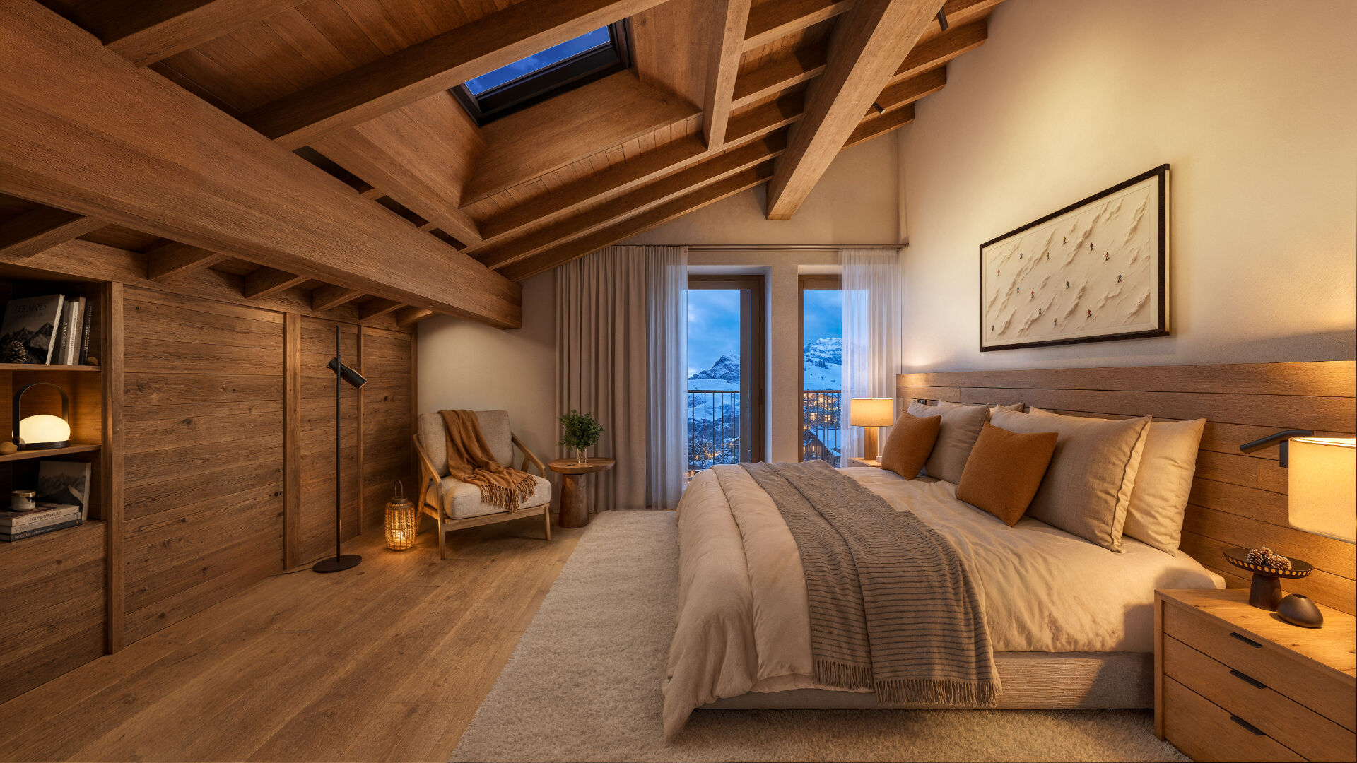 Annapurna - New Apartments for sale in Les Deux Alpes - bedroom
