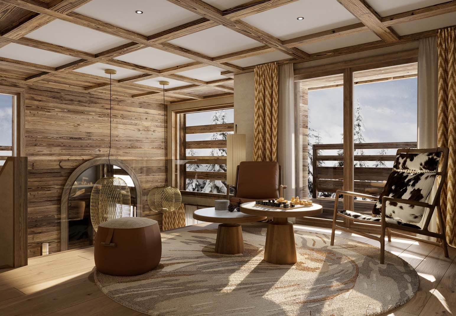 La Belle aux Bois - New apartments for sale in Megeve - mezzanine