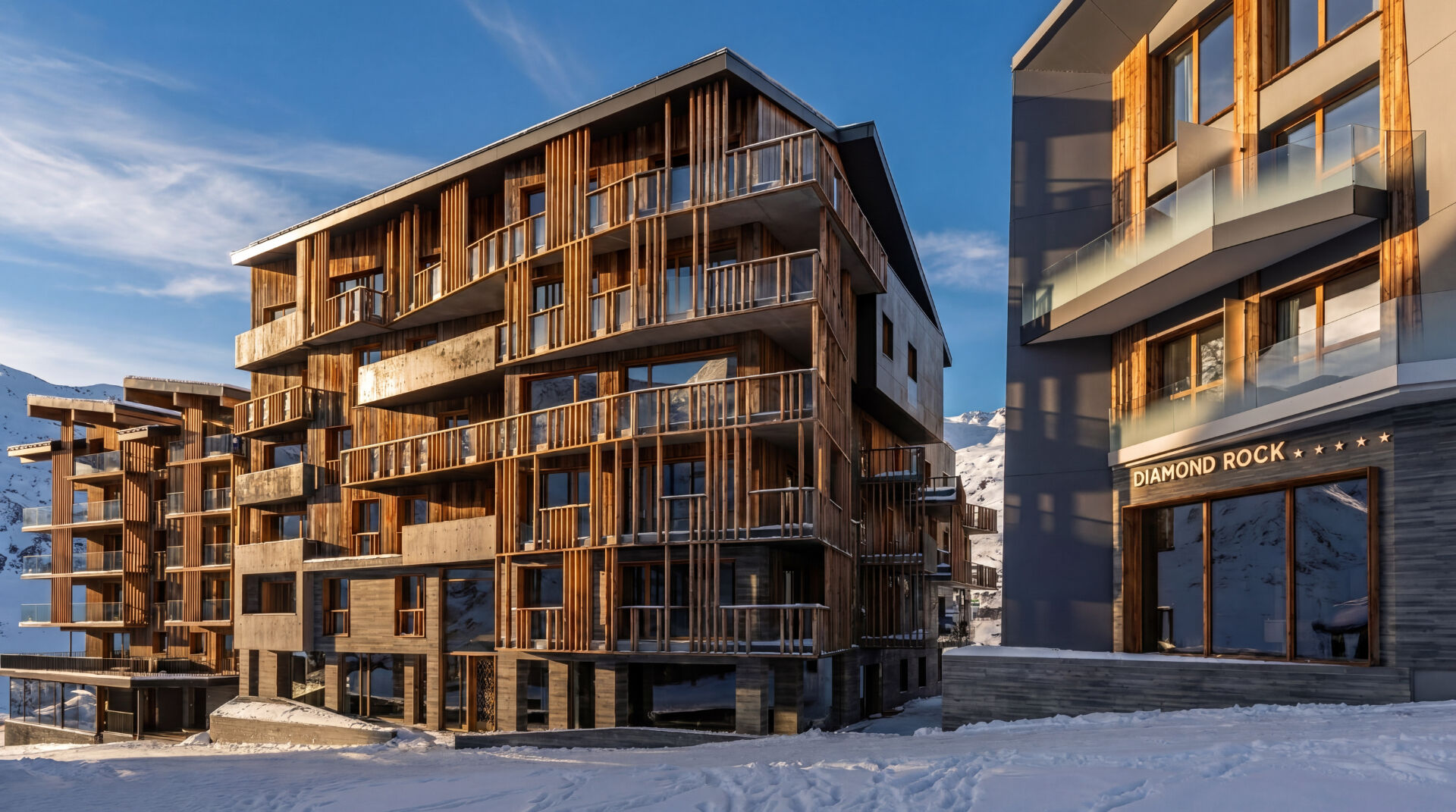 Les Suites - New Apartments for sale in Tignes - building exterior 2